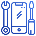 Icone de réparation mobile symbolisant les services de dépannage de smartphones à Béziers.